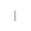 Gode en verre transparent avec gland et veines n°4 Glossy 